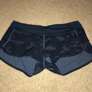 Lululemon blue camp shorts